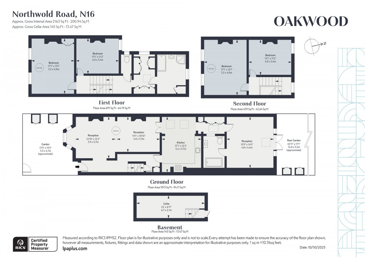 Floorplan for London, N16 7DS