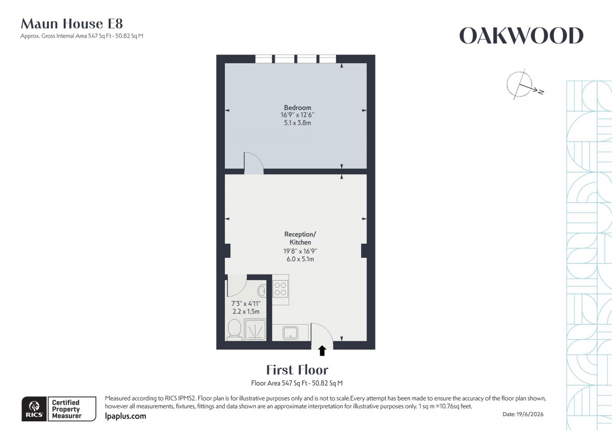 Floorplan for Maun House 21-31 Shacklewell Lane, E8 2DA