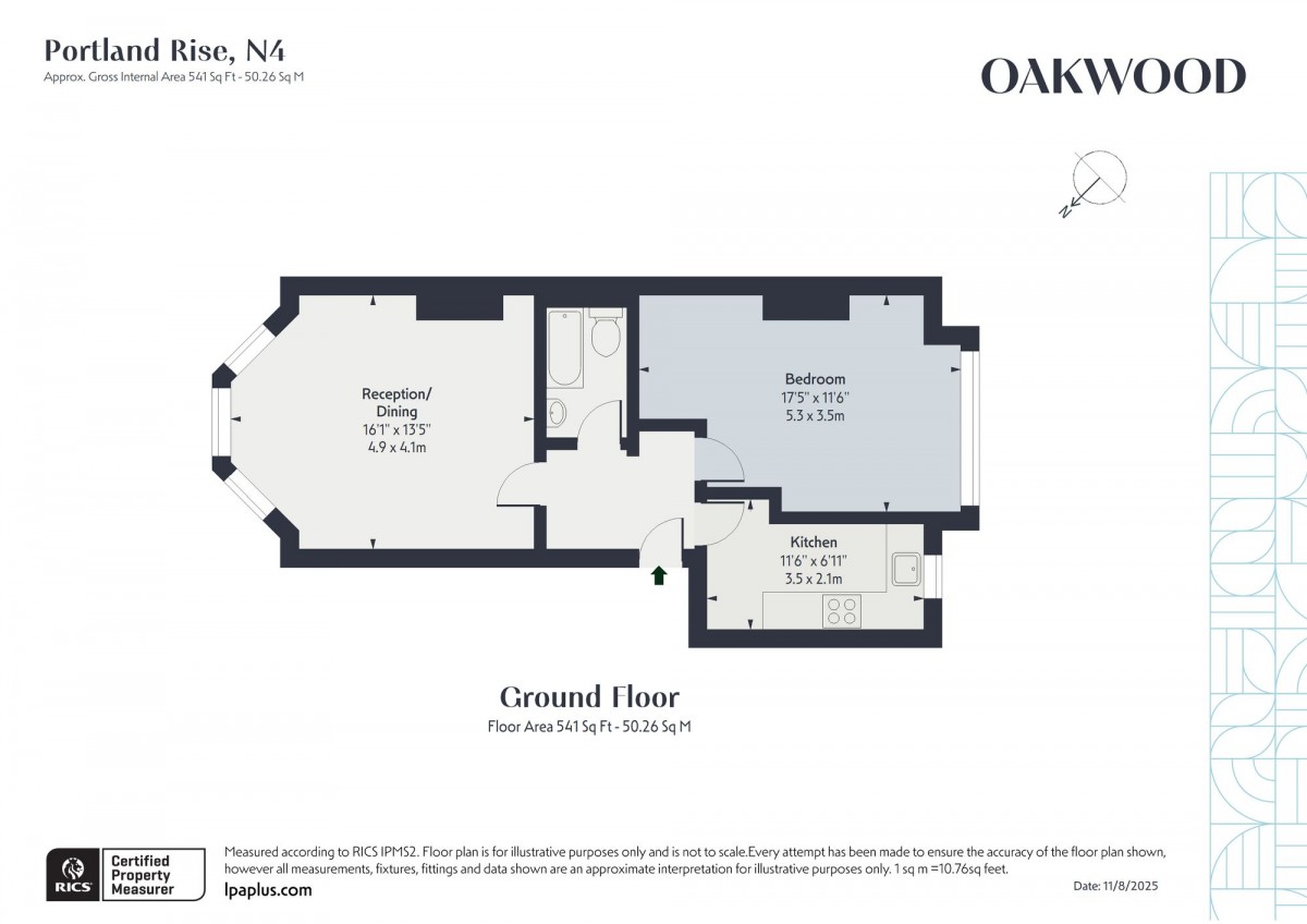 Floorplan for 4 Portland Rise, N4 2PP
