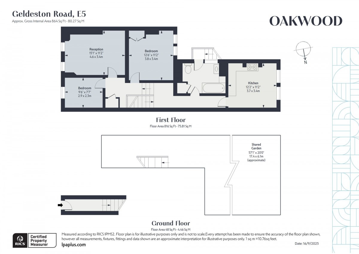 Floorplan for London, E5 8SB