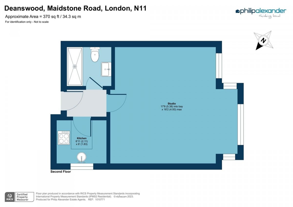 Floorplan for Deanswood Maidstone Road, N11 2TQ