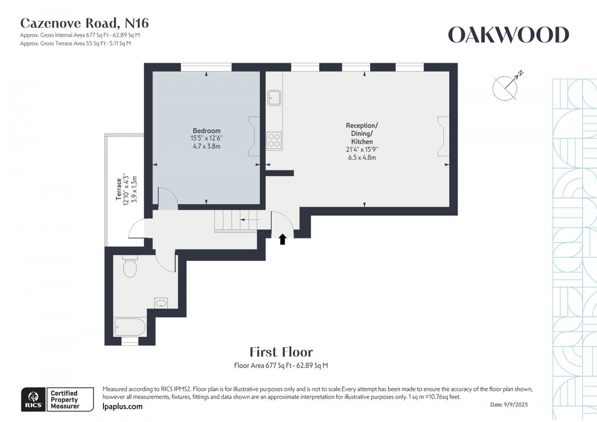 Floorplan for London, N16 6BB