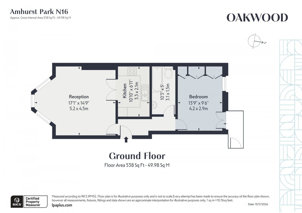 Floorplan for , N16 5AR