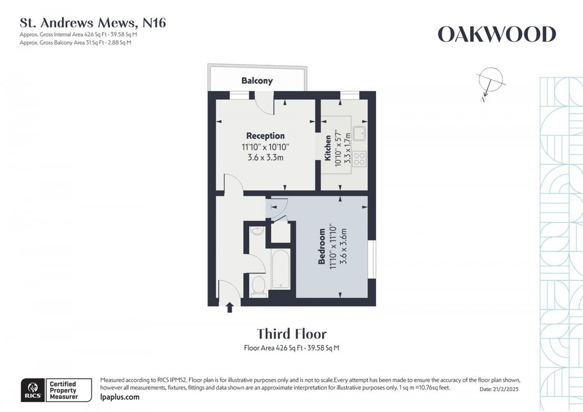 Floorplan for London, N16 5HR
