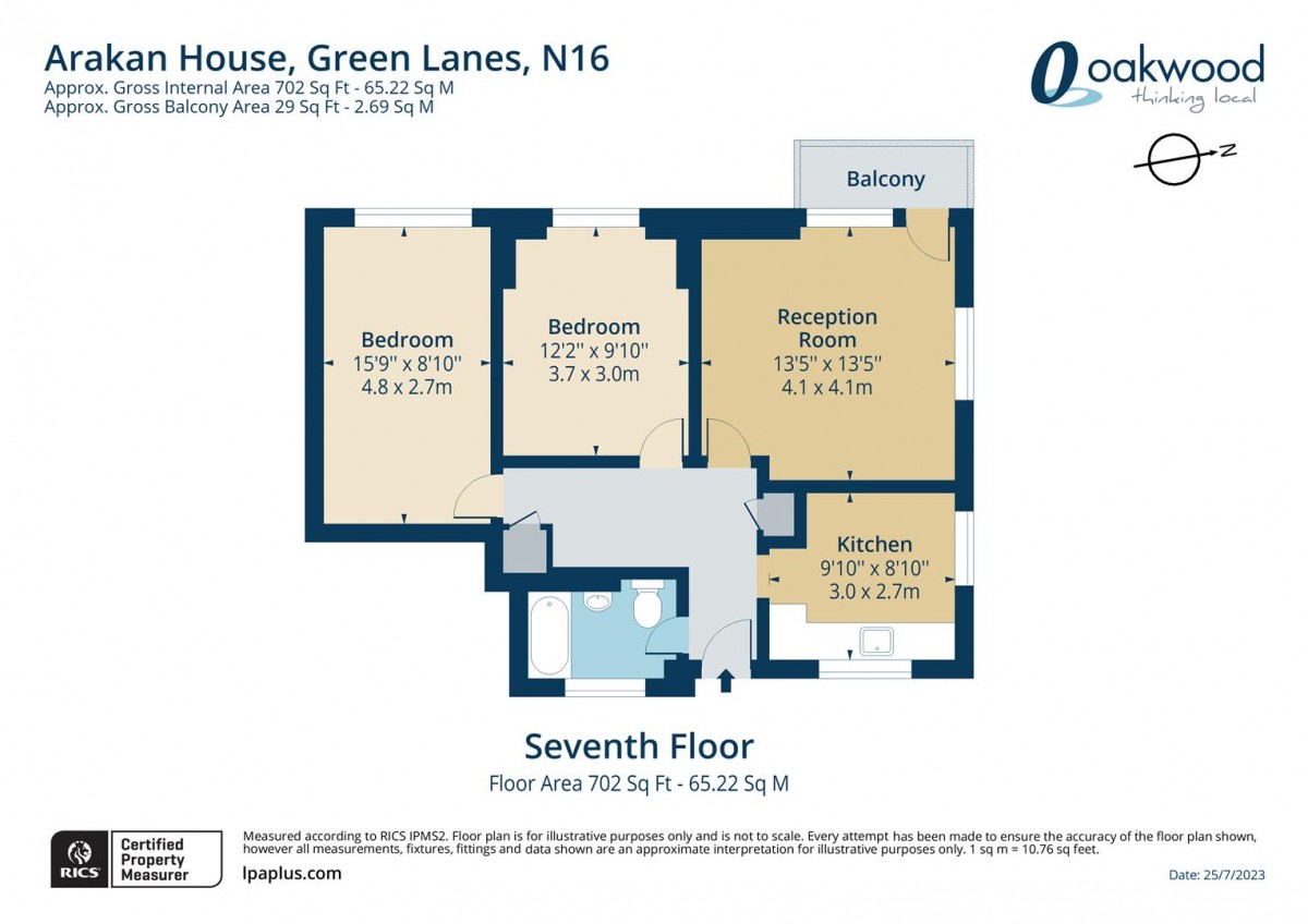 Floorplan for Green Lanes, N16 9DT