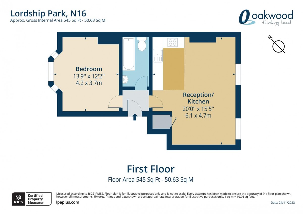 Floorplan for Lordship Park, N16 5UN
