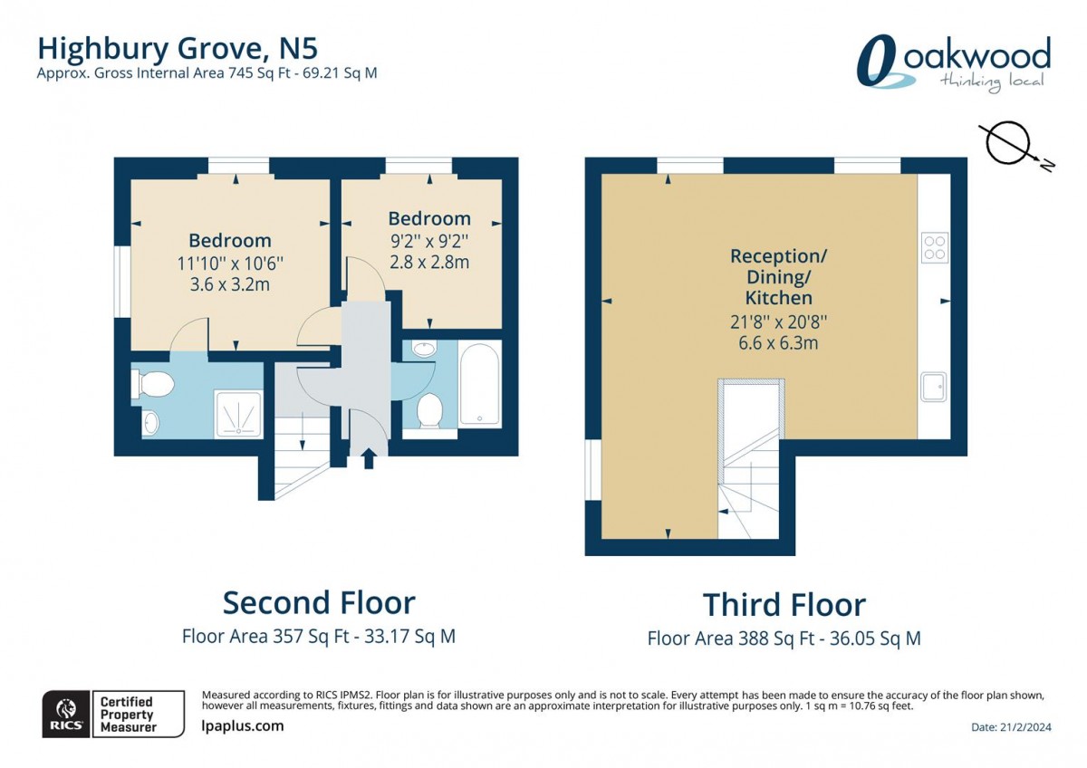 Floorplan for Highbury Grove, N5 2AG