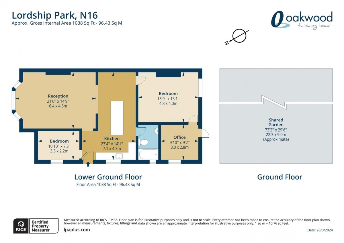 Floorplan for Lordship Park, N16 5UA