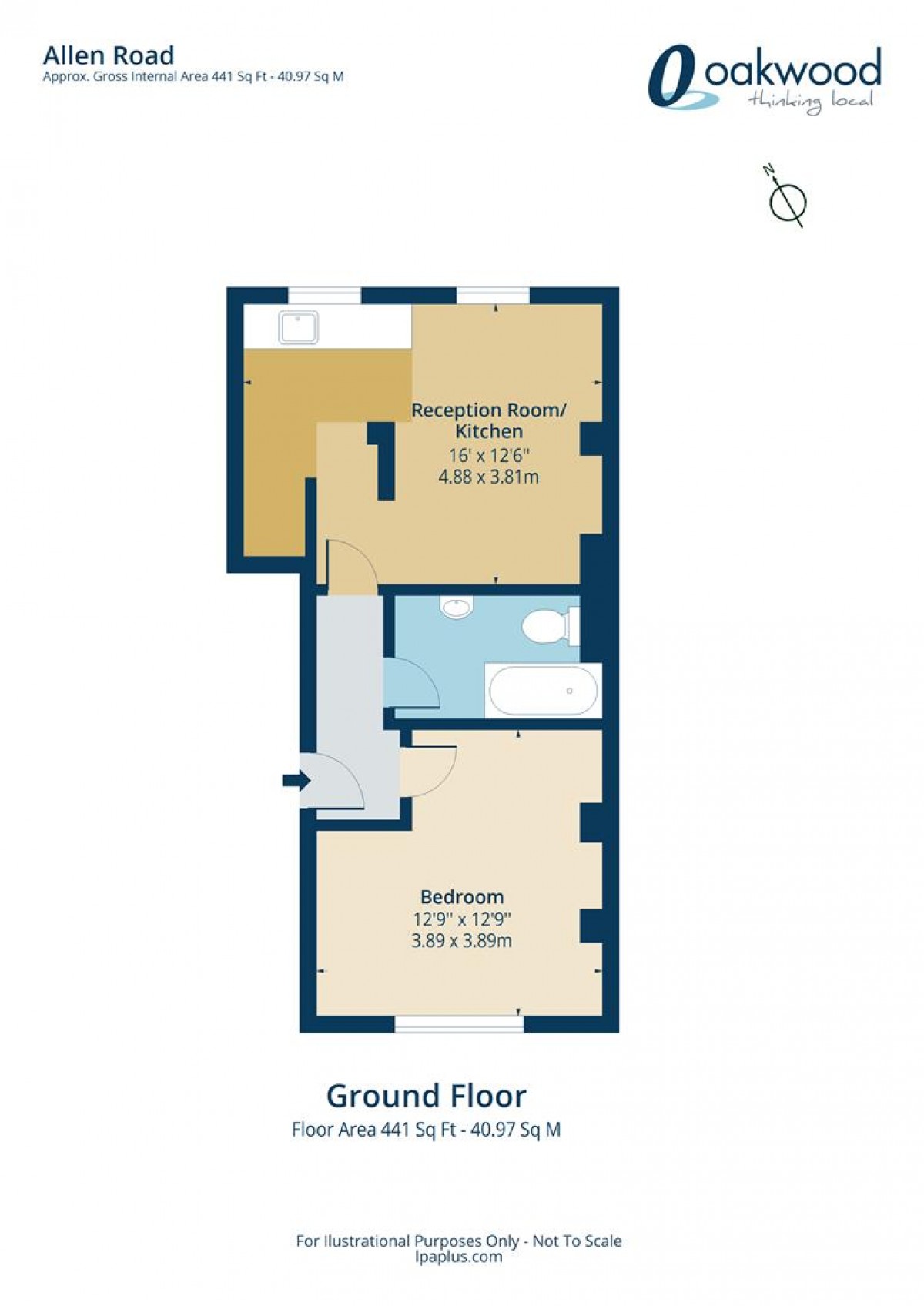 Floorplan for Allen Road, N16 8SB