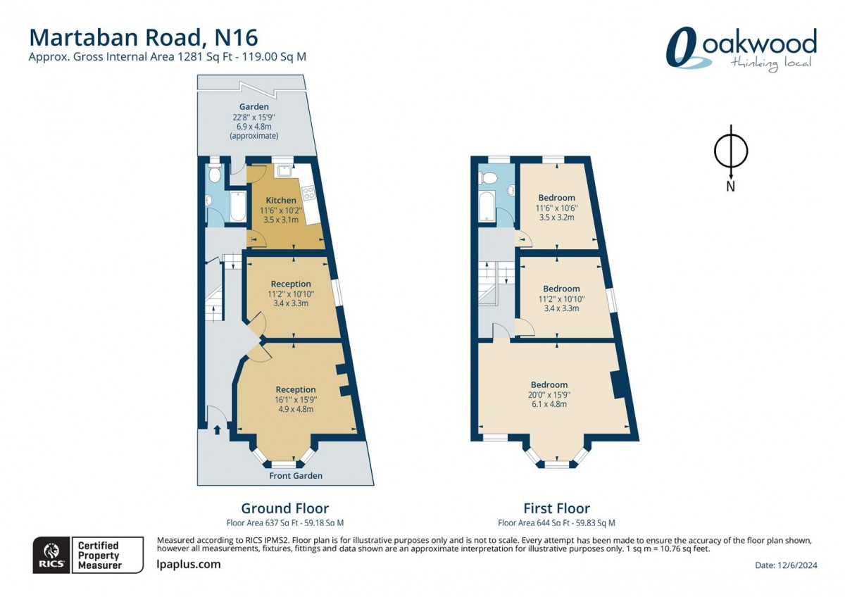 Floorplan for Martaban Road, N16 5SJ