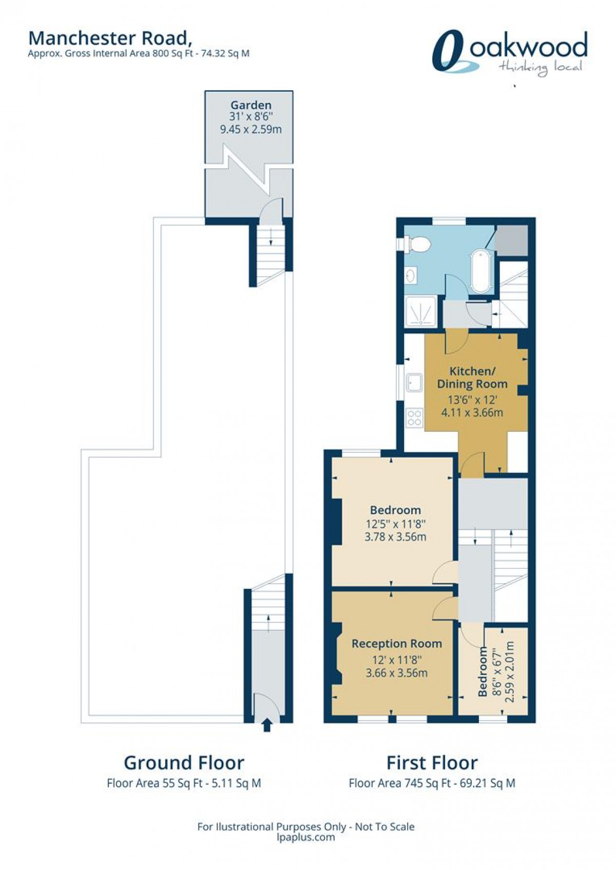 Floorplan for Manchester Road, N15 6HP