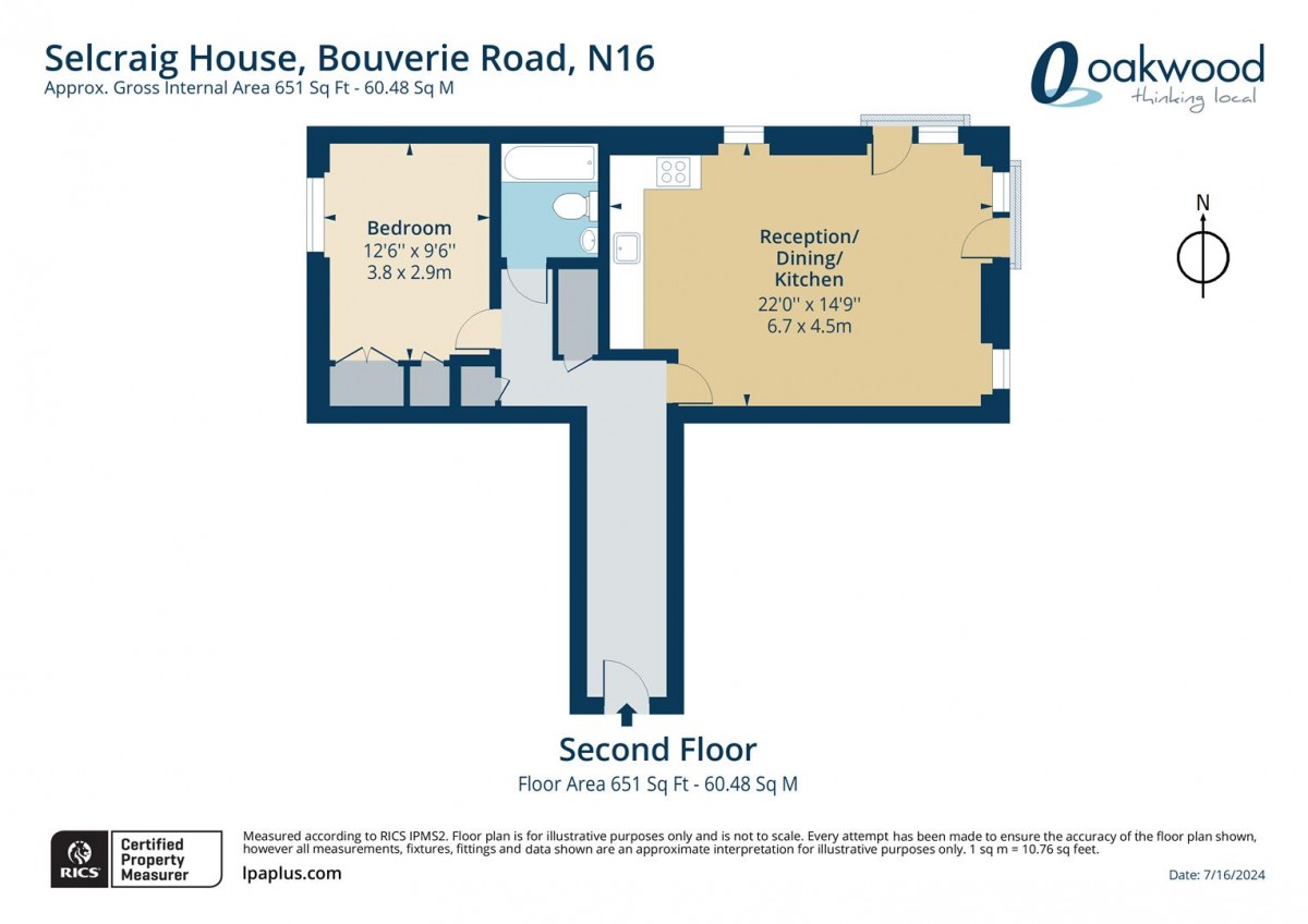 Floorplan for Bouverie Road, N16 0AQ