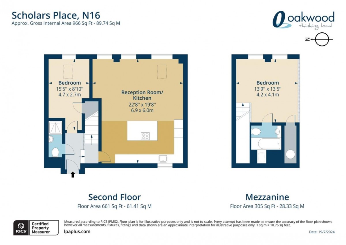 Floorplan for Scholars Place, N16 0RF