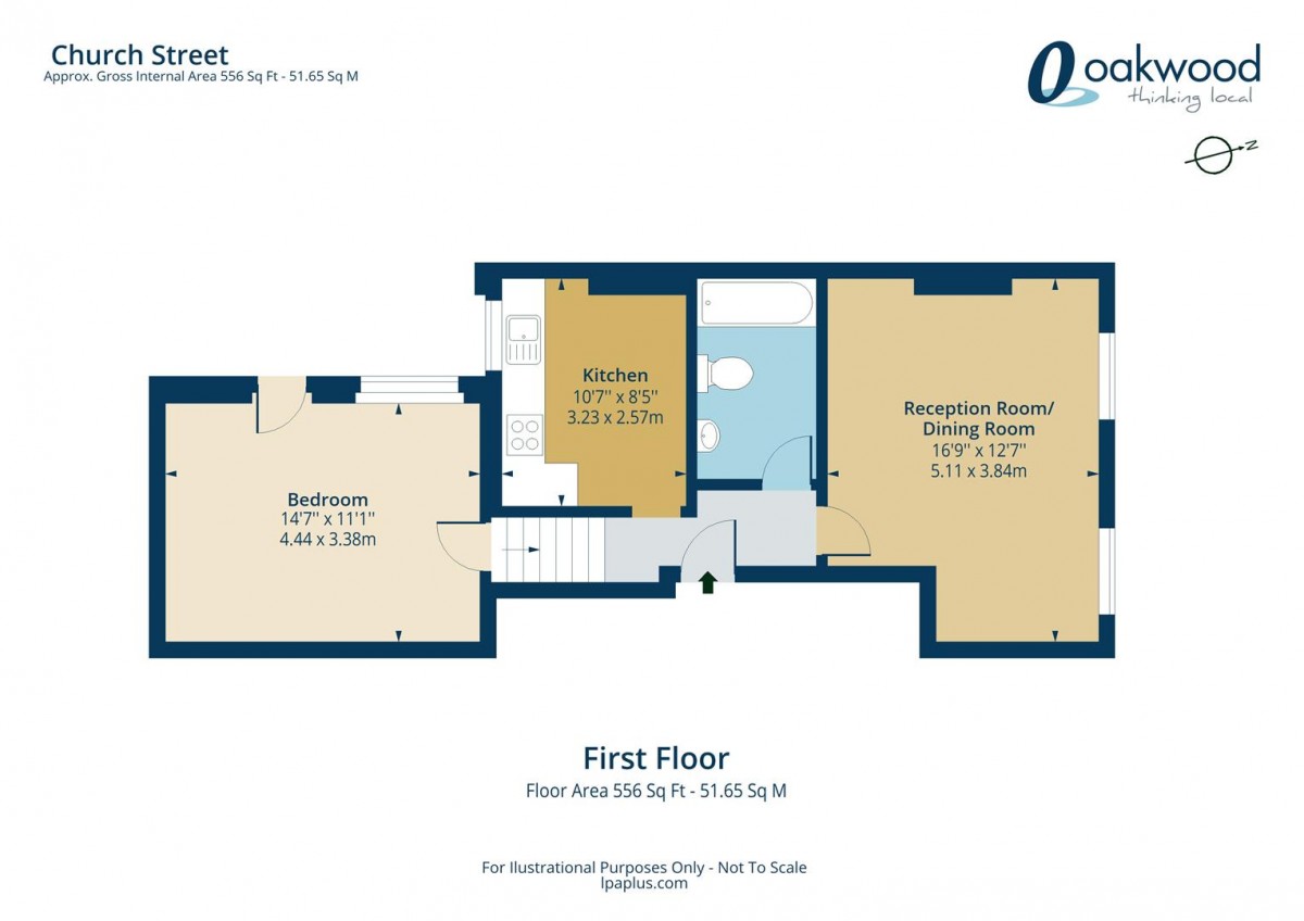 Floorplan for Stoke Newington Church Street, N16 0NX