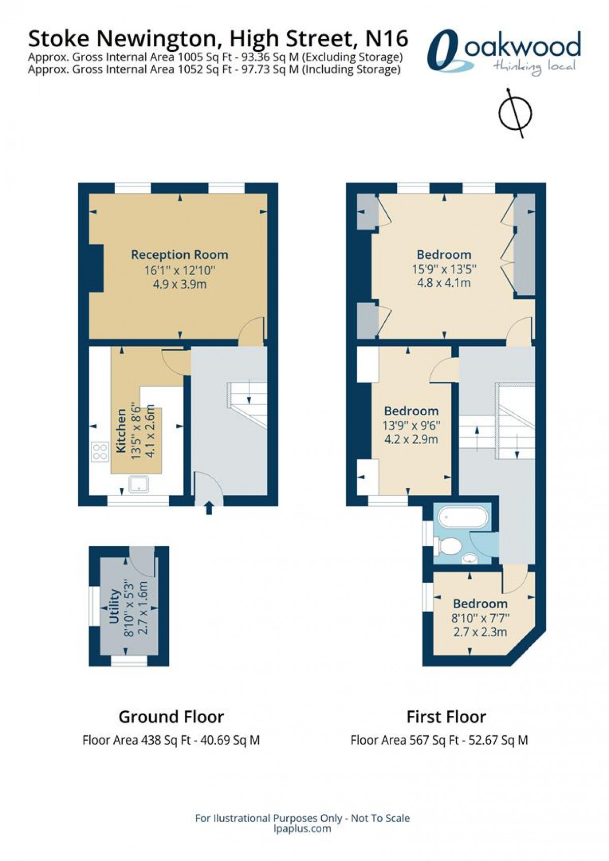 Floorplan for Stoke Newington High Street, N16 7PL