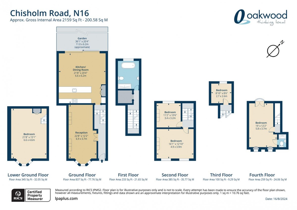 Floorplan for Chesholm Road, N16 0DR