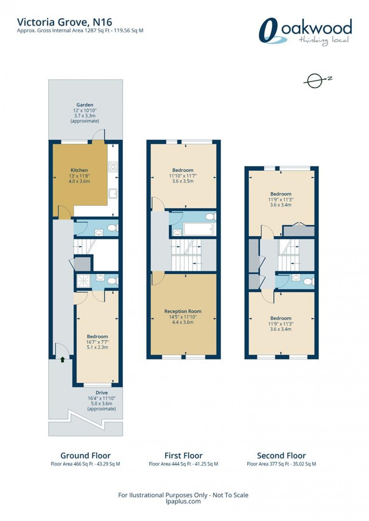 Floorplan for Victorian Grove, N16 8EH