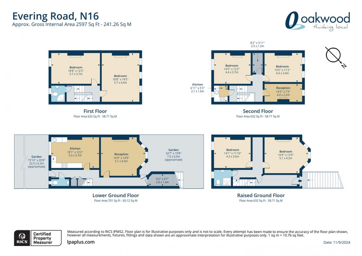 Floorplan for Evering Road, N16 7BD