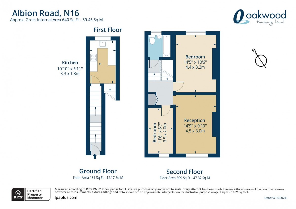 Floorplan for Albion Road, N16 9PA