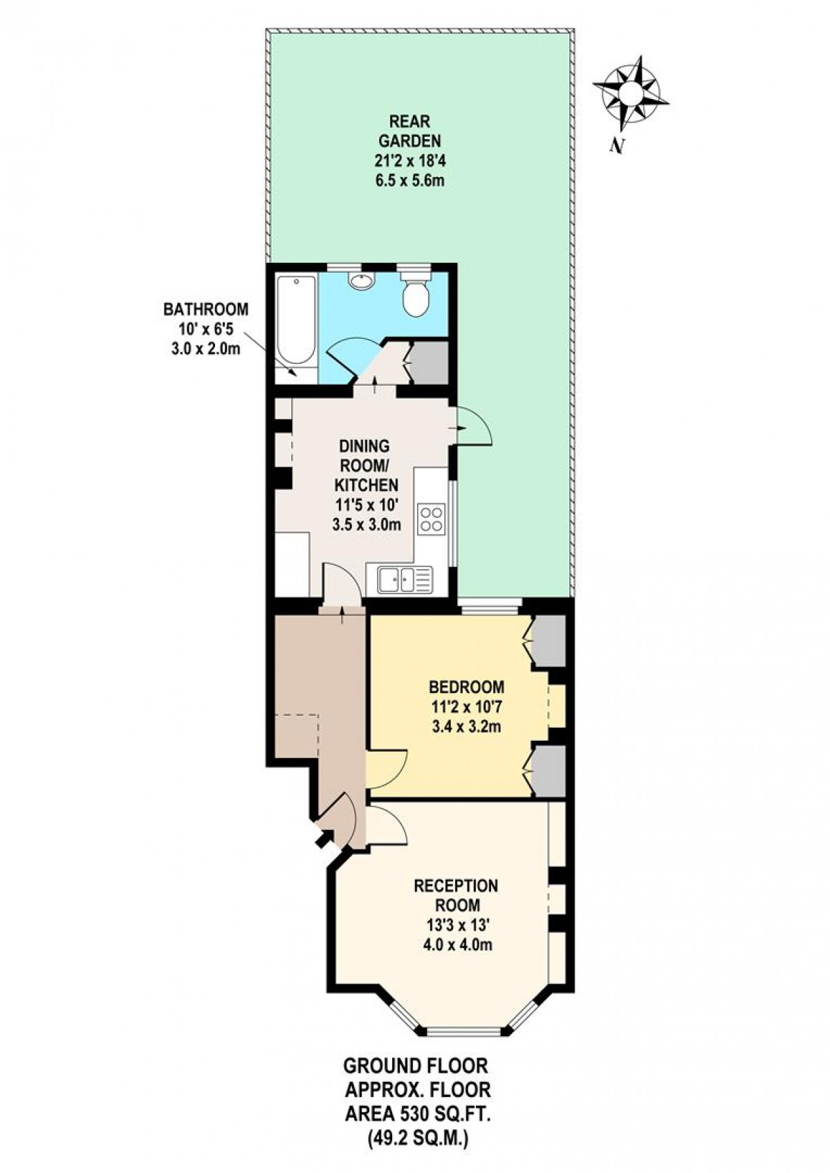 Floorplan for Vartry Road, N15 6PU