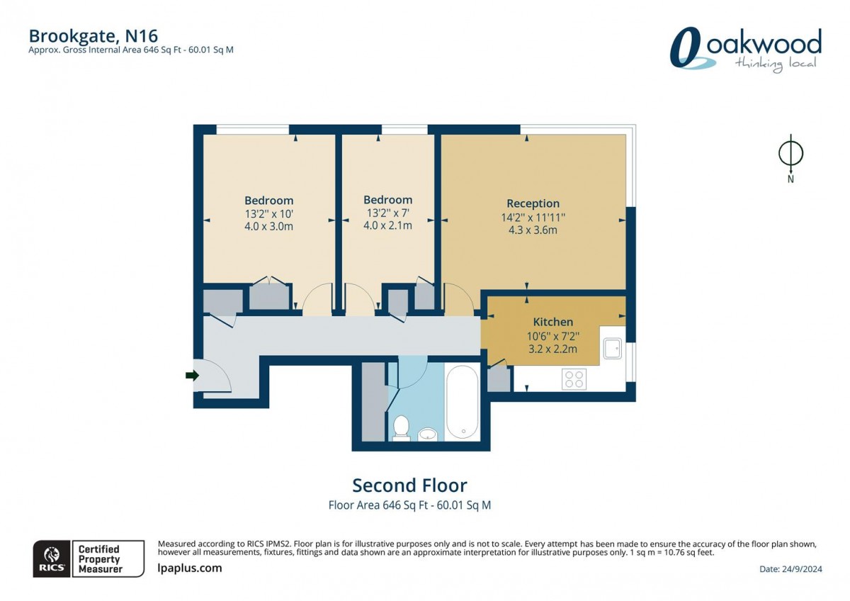 Floorplan for Lordship Park, N16 5UR