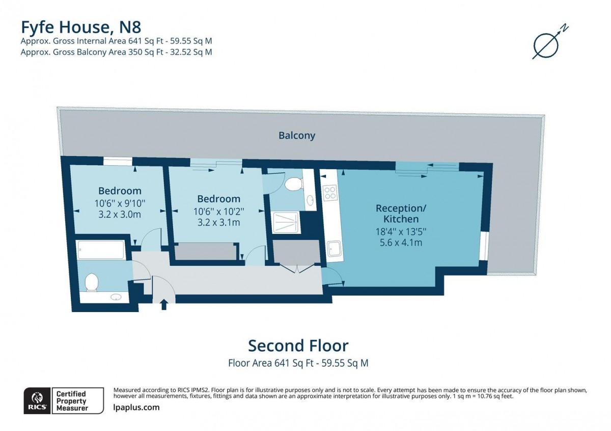 Floorplan for Chadwell Lane, N8 7RZ