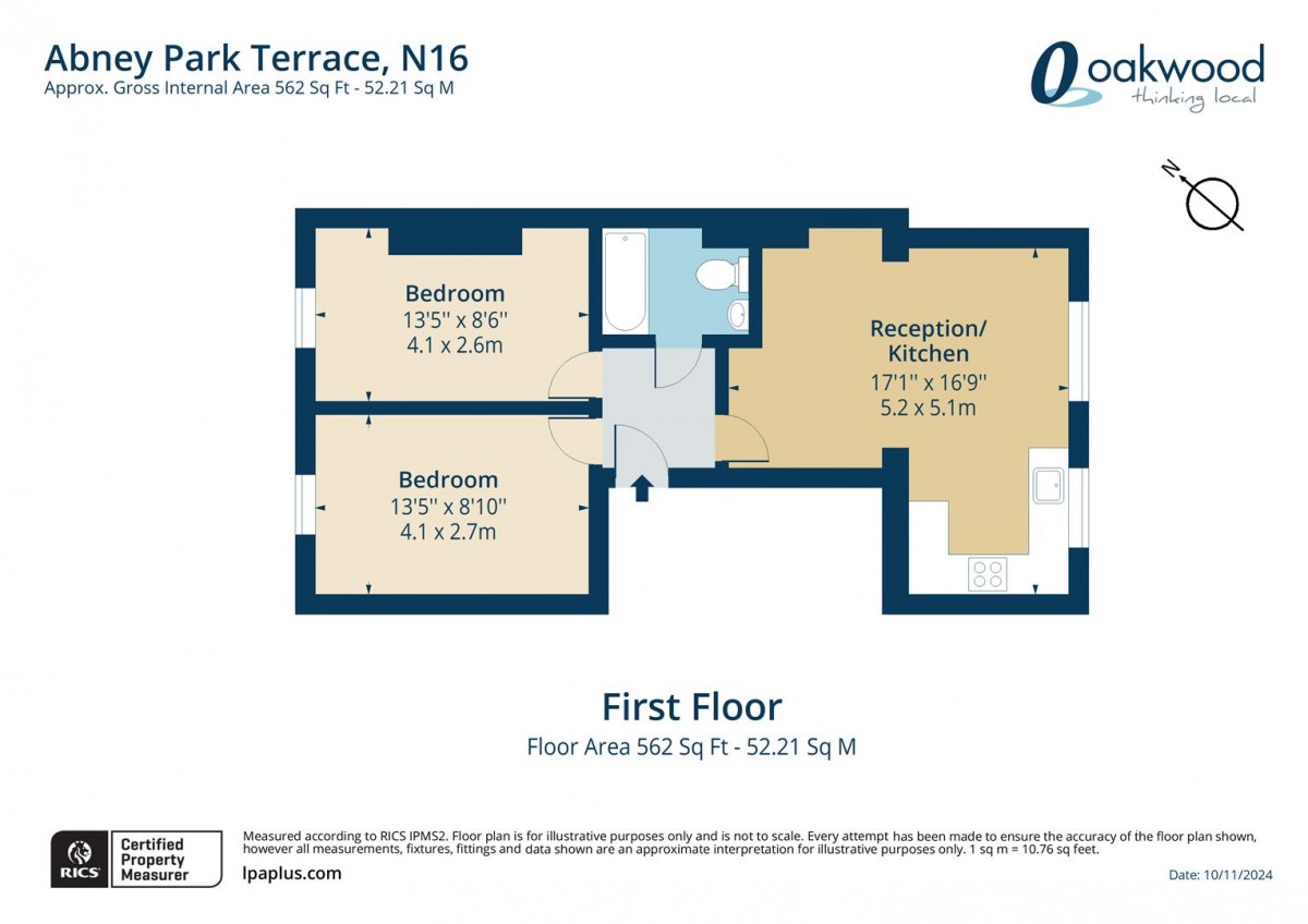 Floorplan for Stoke Newington High Street, N16 7HA