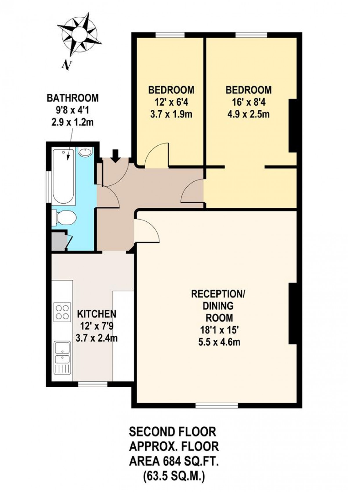 Floorplan for Lordship Park, N16 5UA