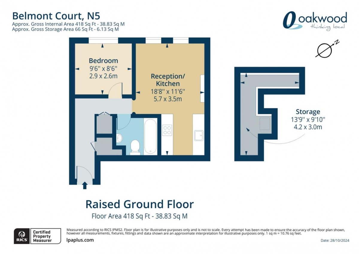 Floorplan for 93 Highbury New Park, N5 2HA