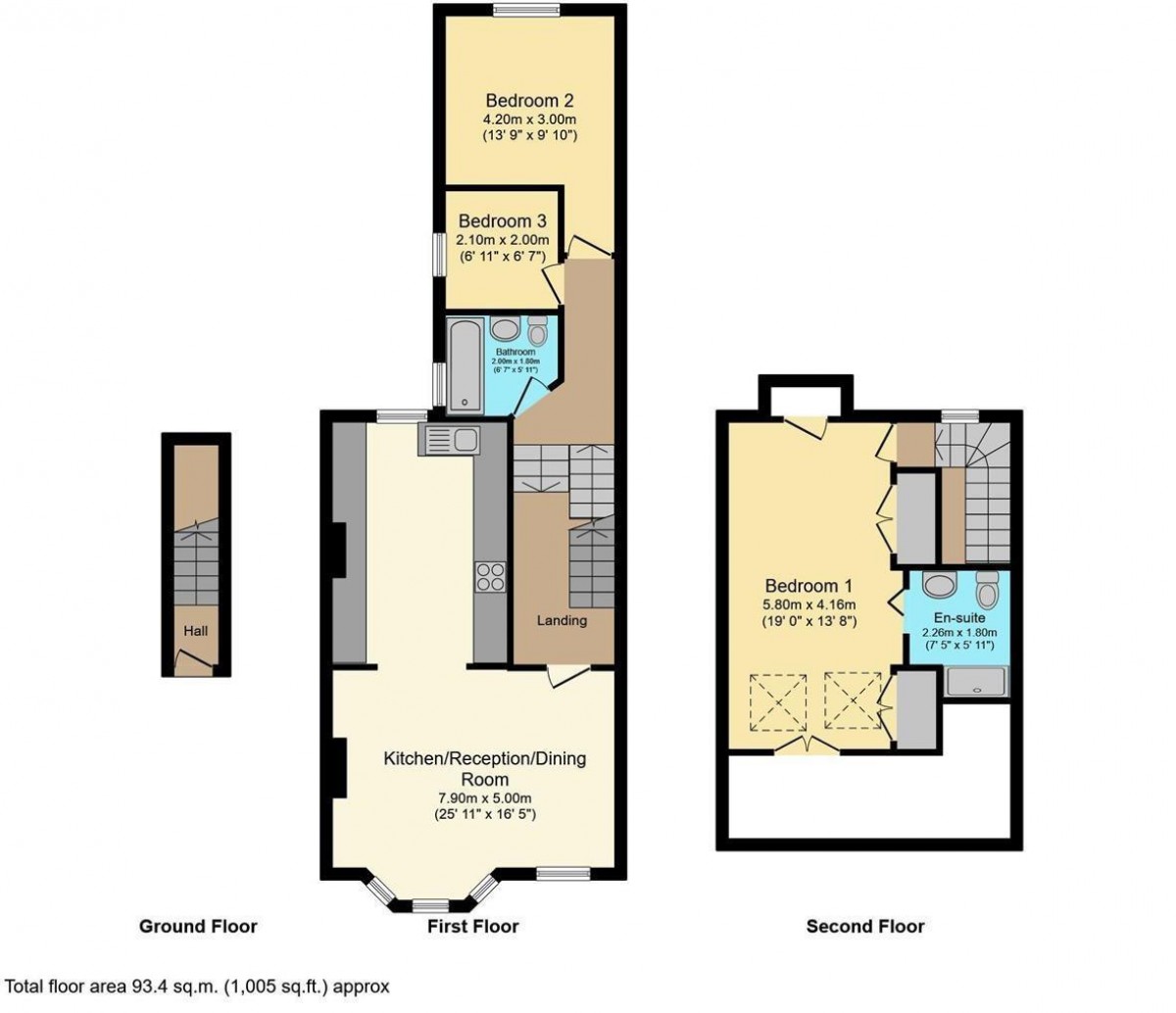 Floorplan for Beresford Road, N8 0AH