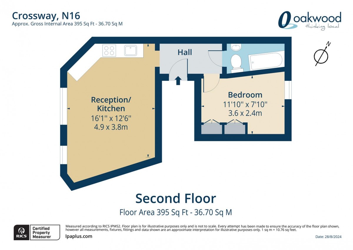 Floorplan for 2 Crossway, N16 8HX