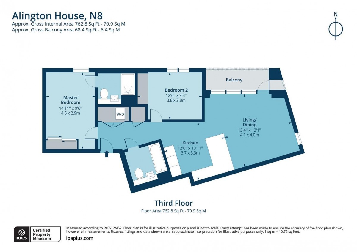 Floorplan for Mary Neuner Road, N8 0ER