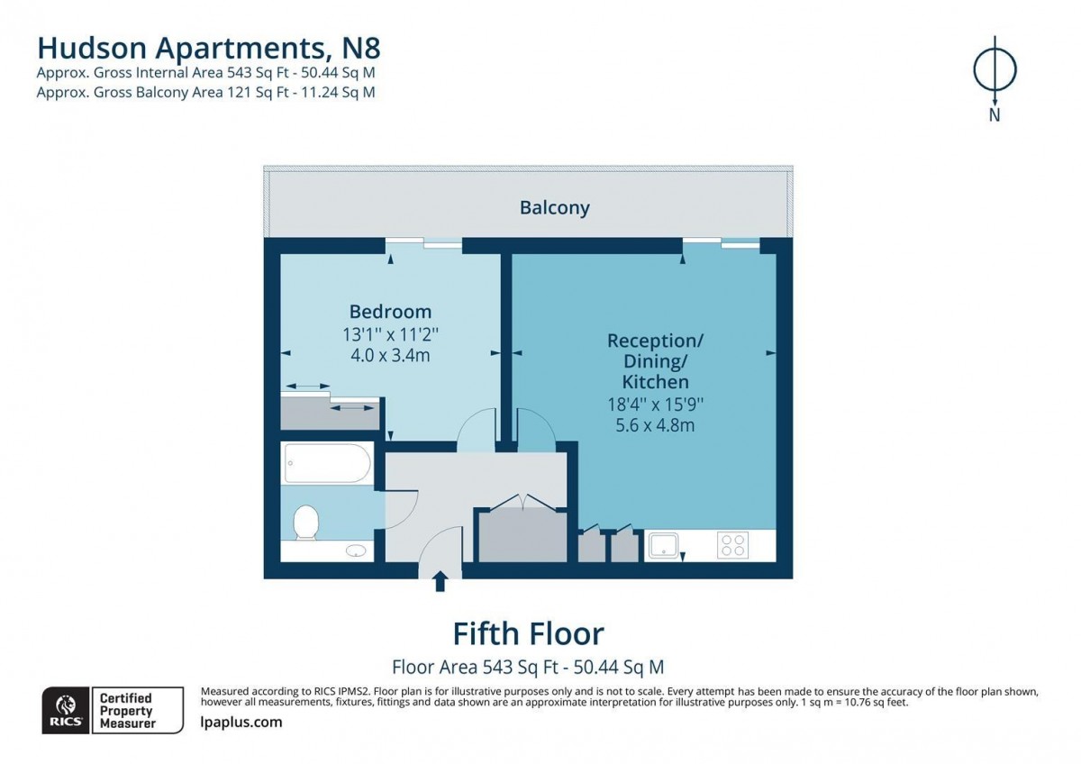 Floorplan for Chadwell Lane, N8 7RW