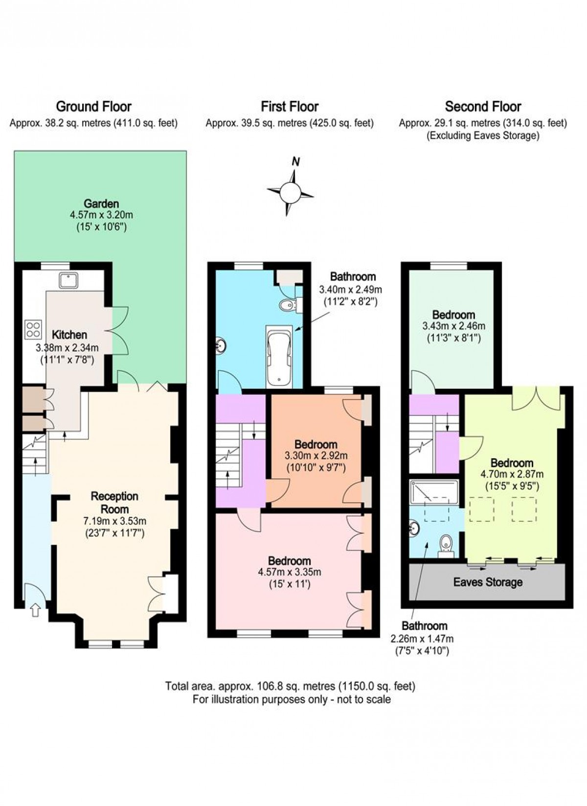 Floorplan for Painsthorpe Road, N16 0RB