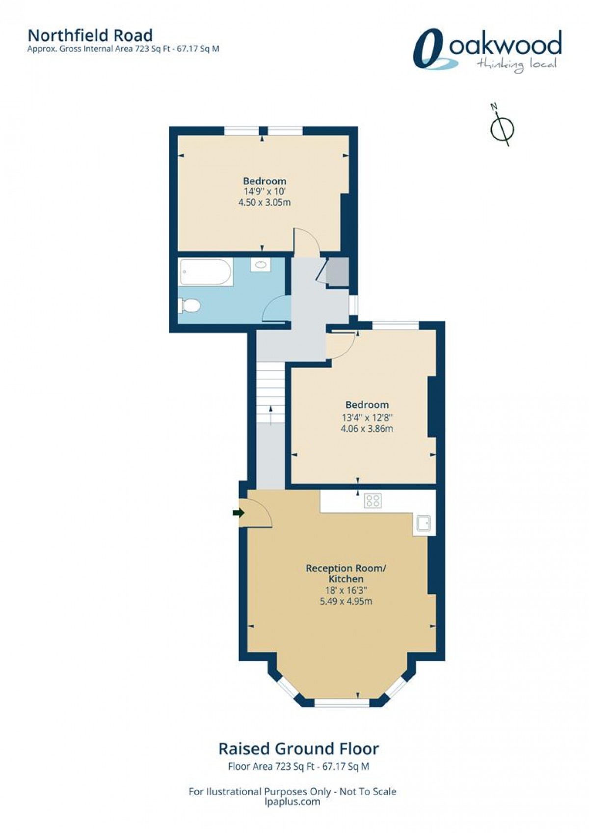 Floorplan for Northfield Road, N16 5RN