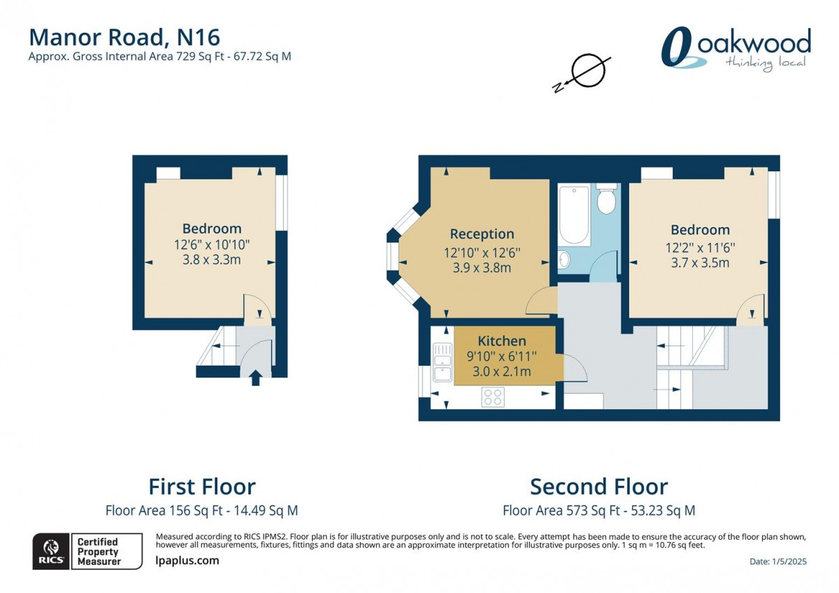 Floorplan for Manor Road, N16 5BQ
