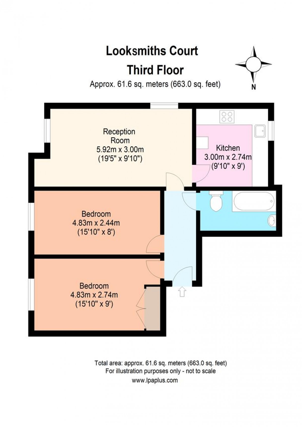 Floorplan for 151 Albion Road, N16 9JU