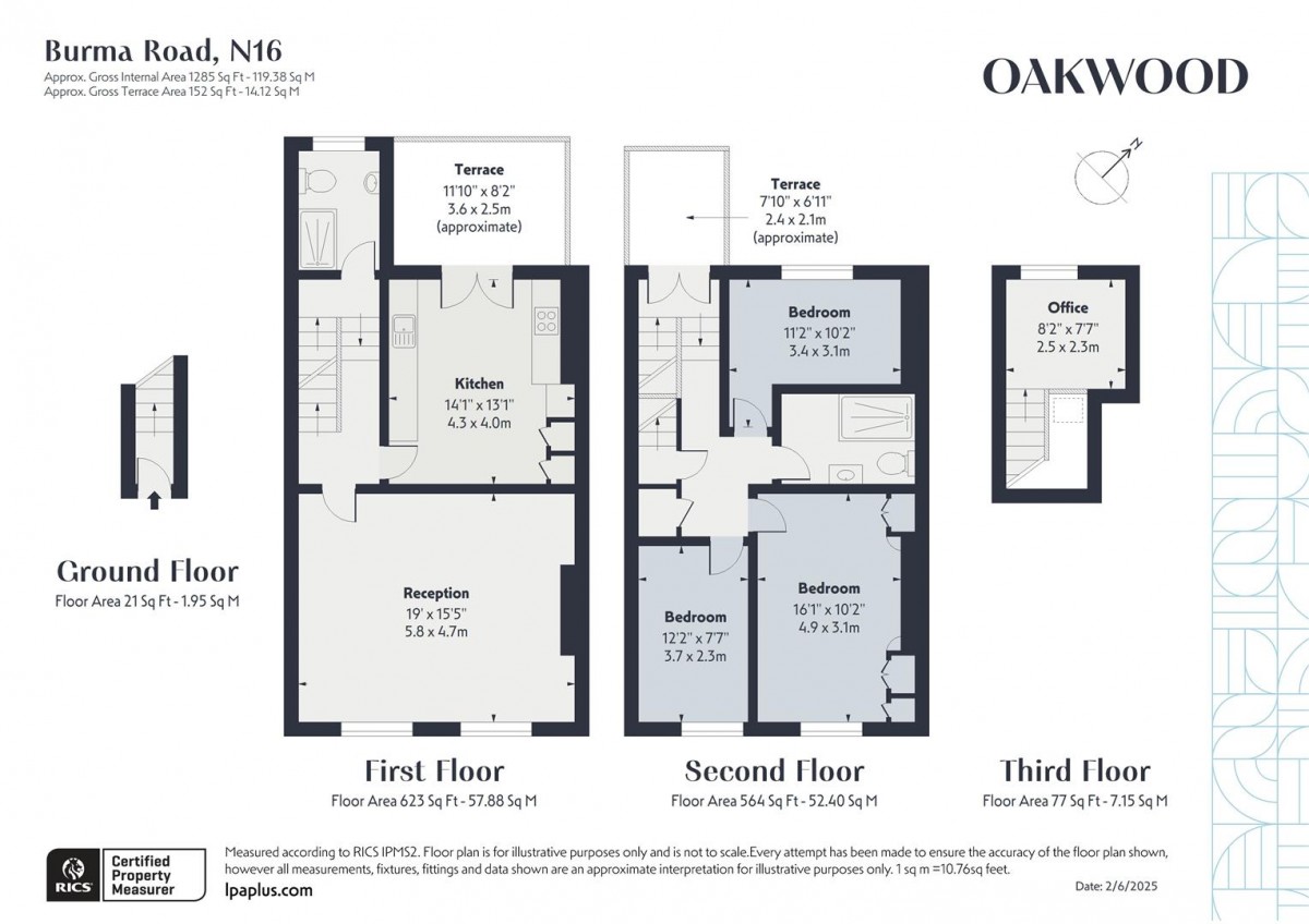 Floorplan for Burma Road, N16 9BH