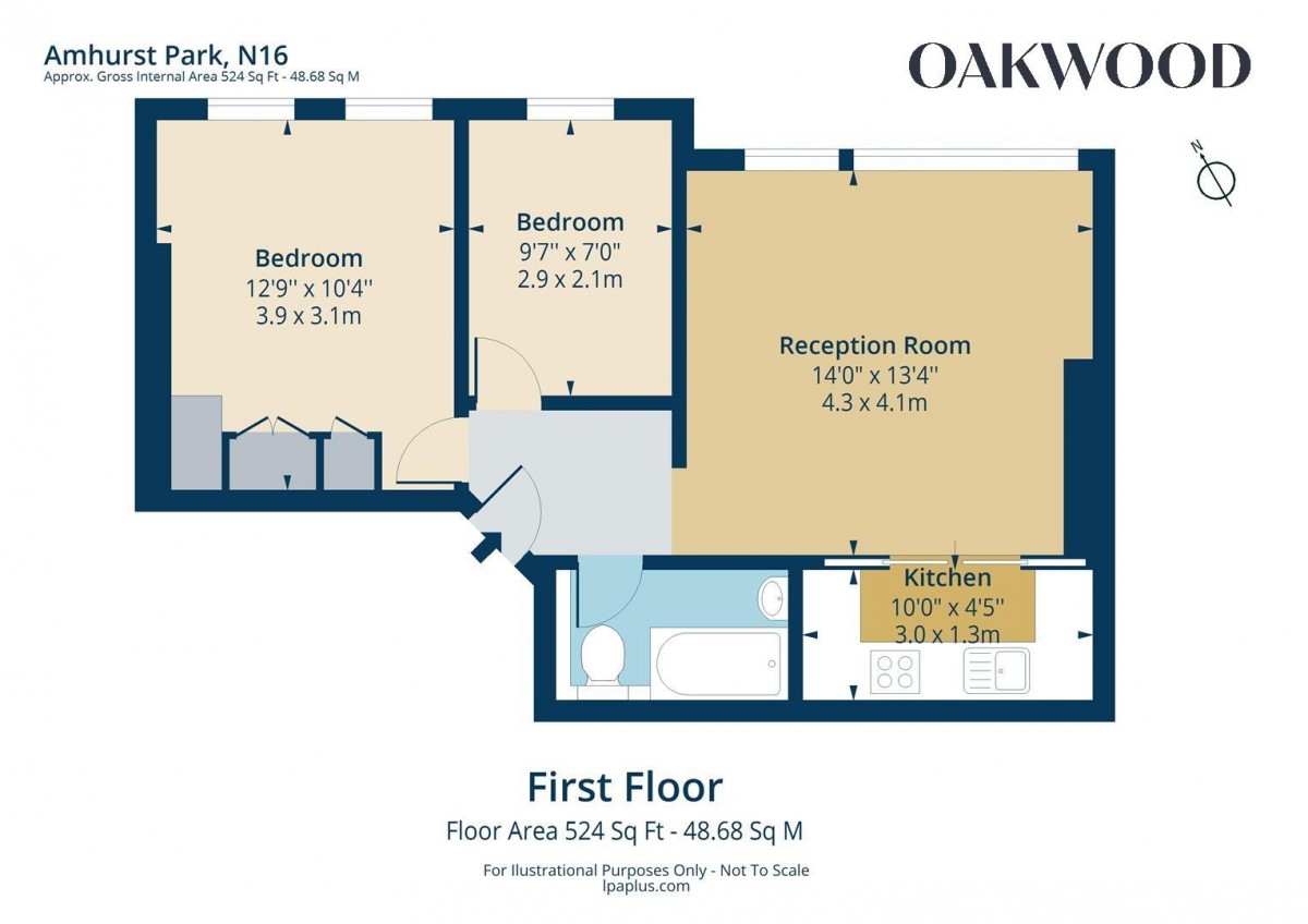 Floorplan for 27 Amhurst Park, N16 5DJ