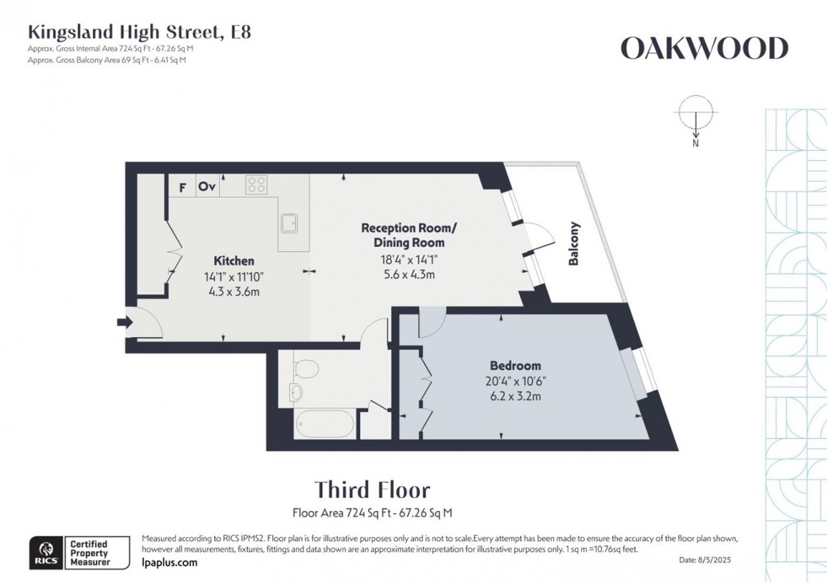 Floorplan for Kingsland High Street, E8 2FA