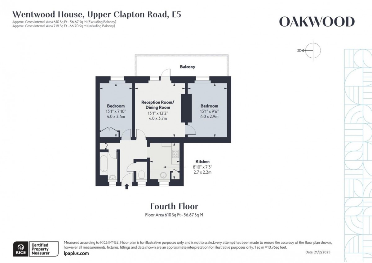 Floorplan for Upper Clapton Road, E5 9BZ