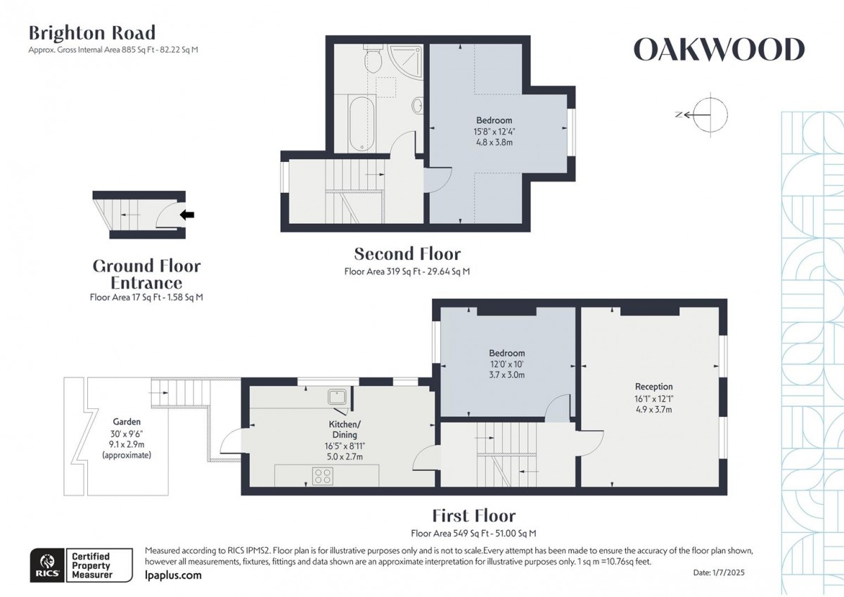 Floorplan for Brighton Road, N16 8EG