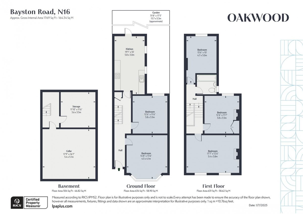 Floorplan for Bayston Road, N16 7LT