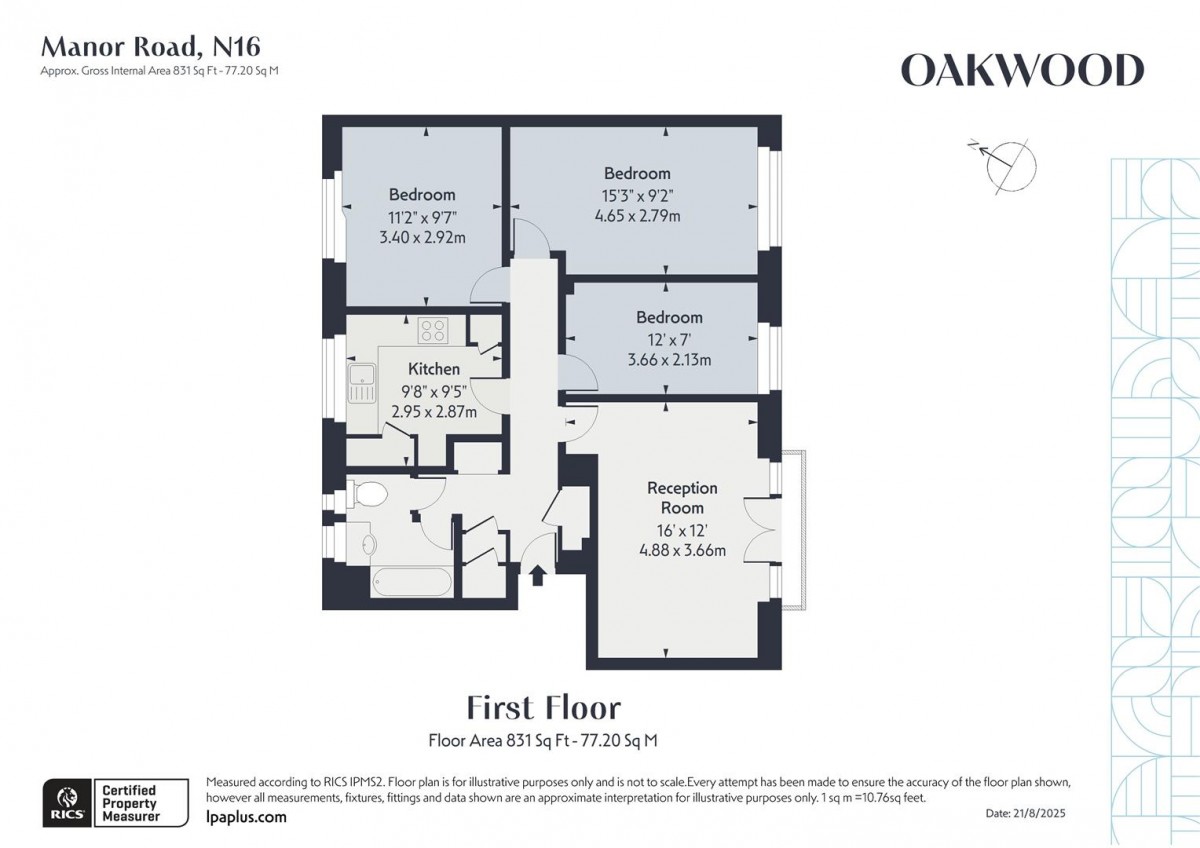 Floorplan for Manor Road, N16 5PB