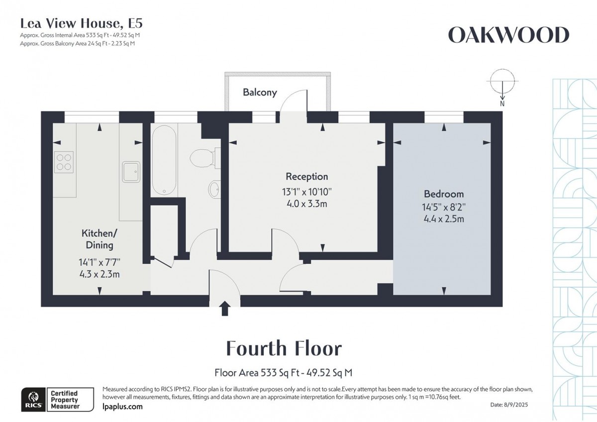 Floorplan for Springfield, E5 9EA