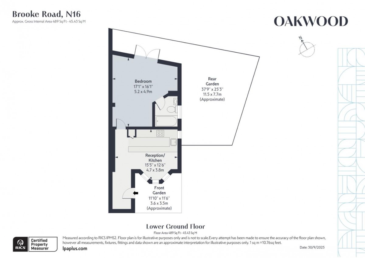 Floorplan for Brooke Road, N16 7RP