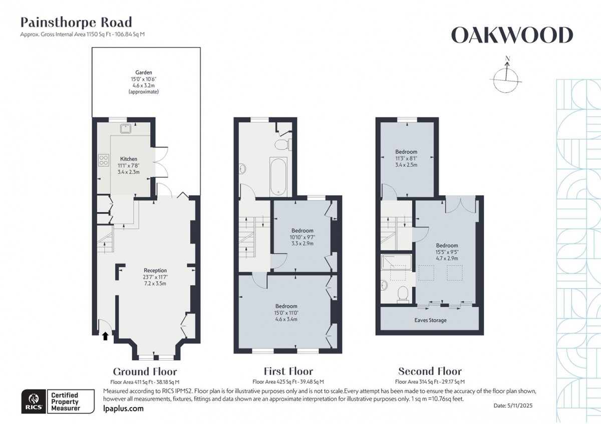 Floorplan for Painsthorpe Road, N16 0RB