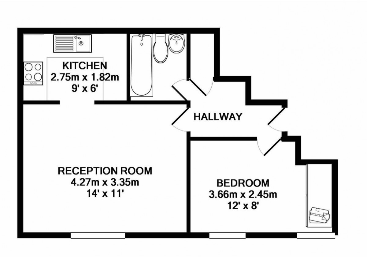 Floorplan for Somerset Gardens, N17 8JF