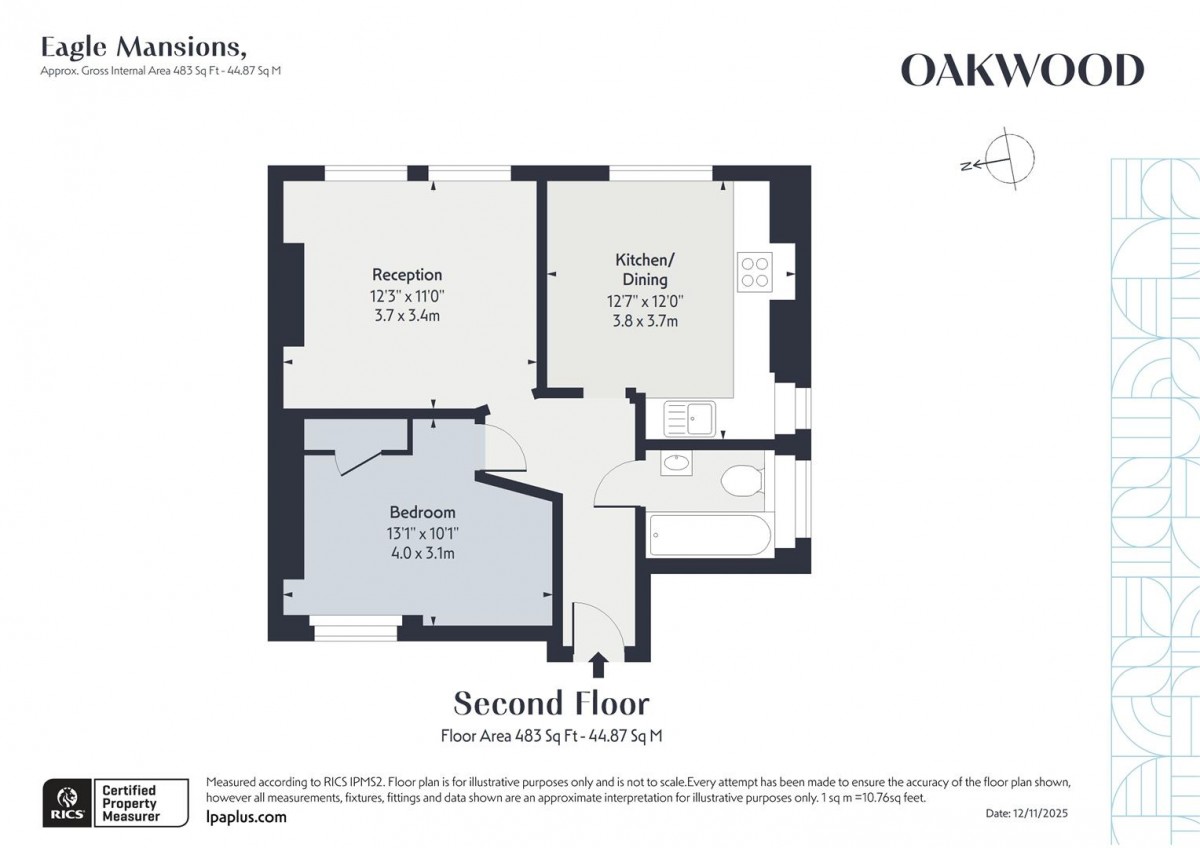 Floorplan for Salcombe Road, N16 8AU