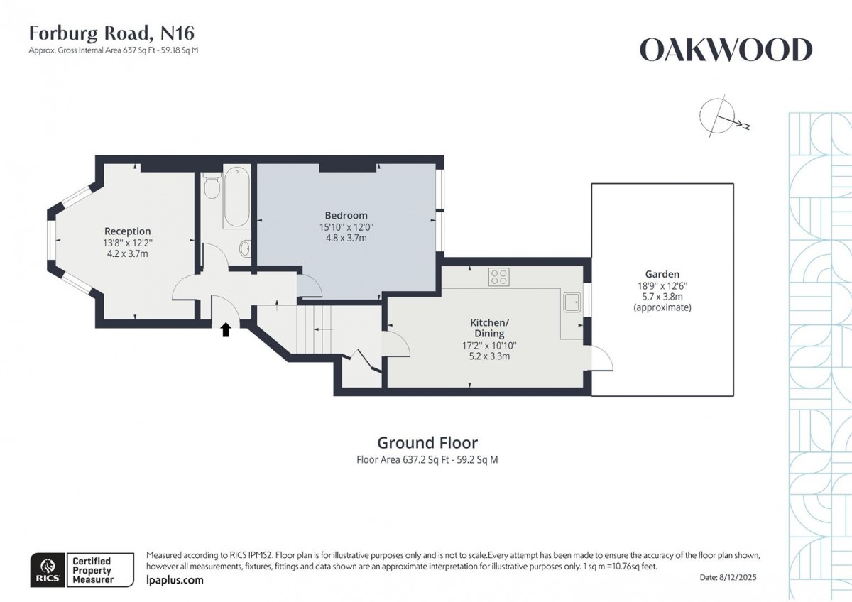 Floorplan for Forburg Road, N16 6HR